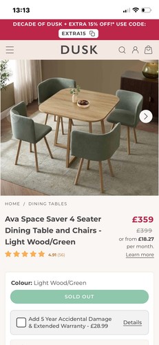 Ava space saving dining - ava, table