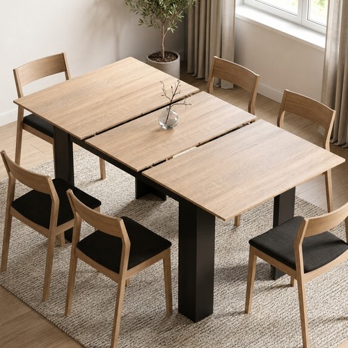 Extendable dining table - dining,